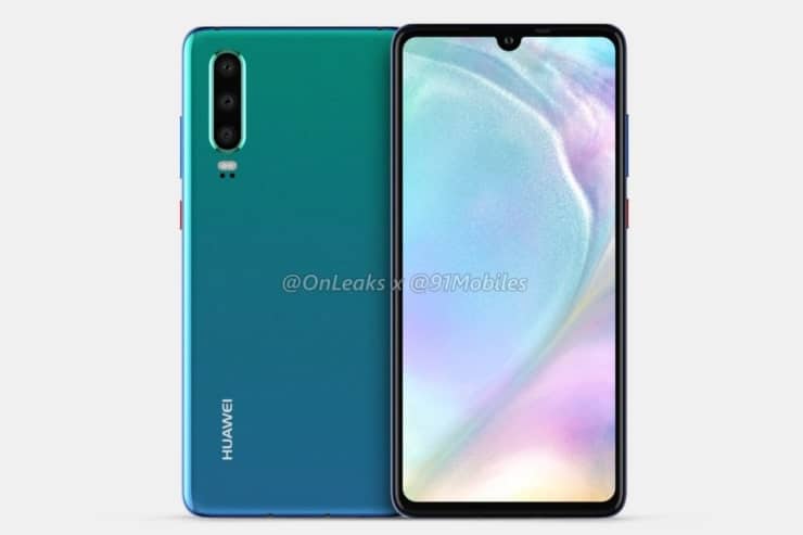 vídeo do Huawei P30