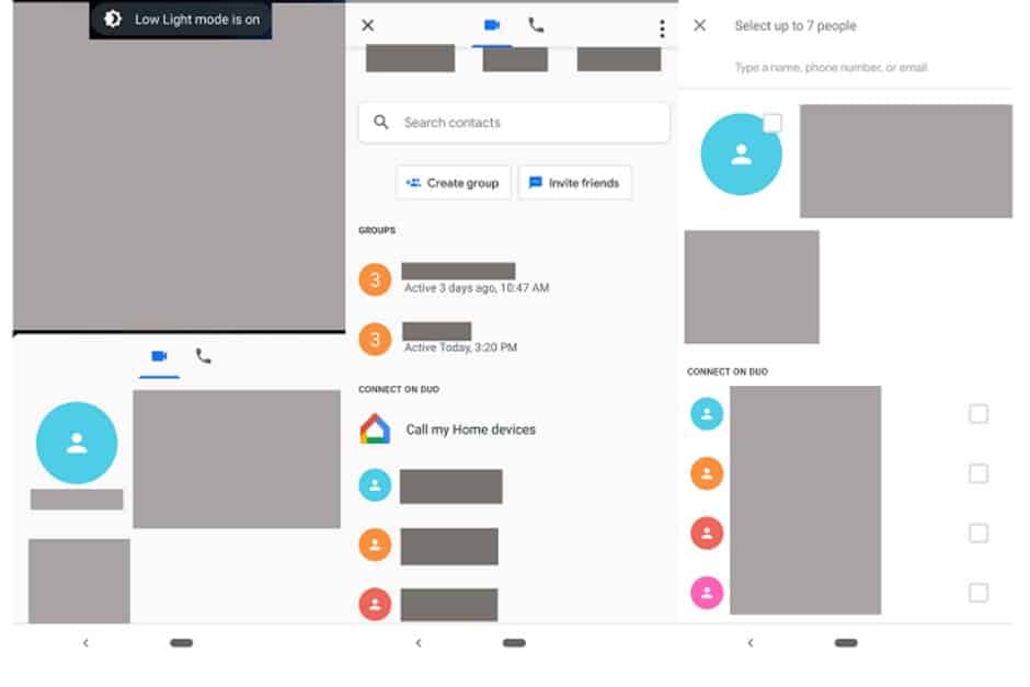 google duo em 2019: chamadas em grupo e modo de baixa luz