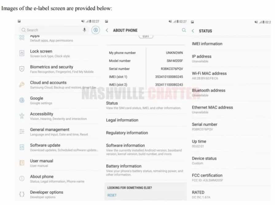 foto ao vivo de samsung galaxy m20 aparece na internet