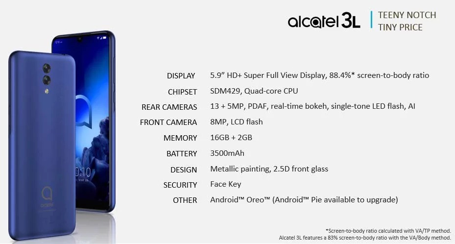 smartphones Alcatel