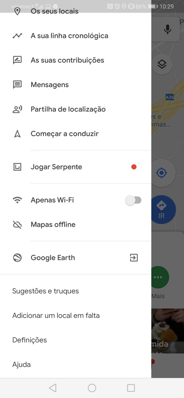 Google Maps Go app