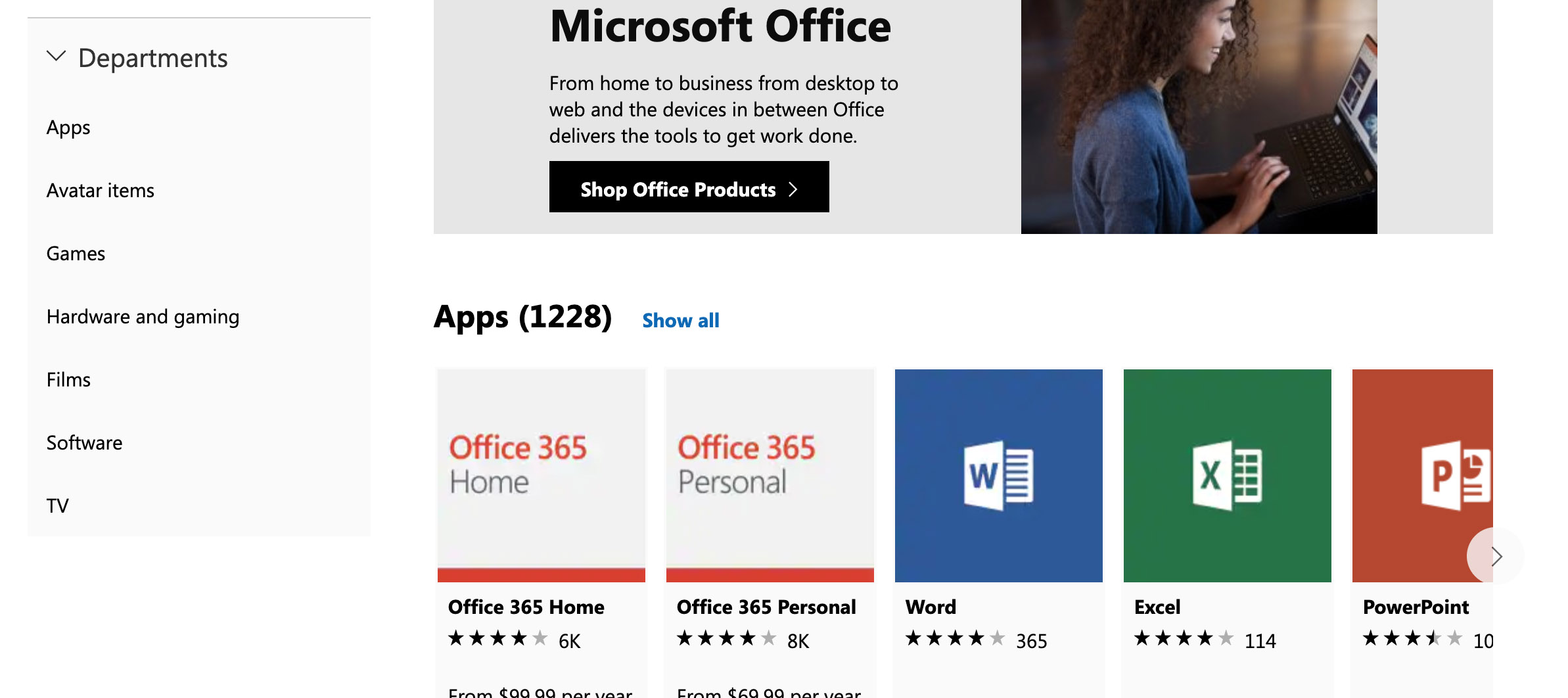 windows 10? já não pode instalar o office a partir da microsoft store!