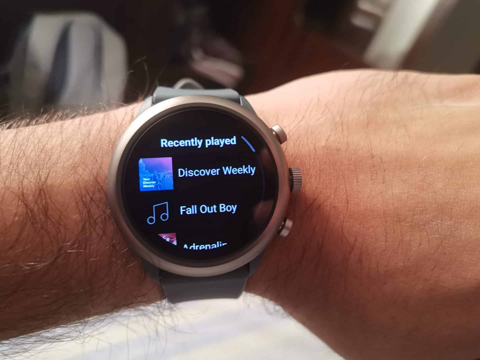 spotify no smartwatch