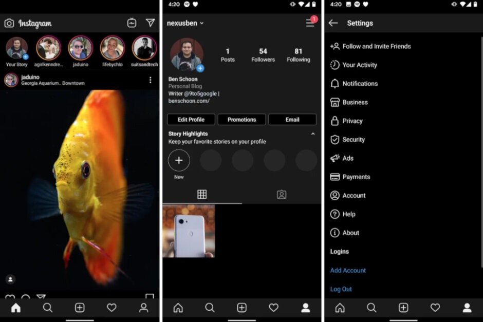 Instagram para Android