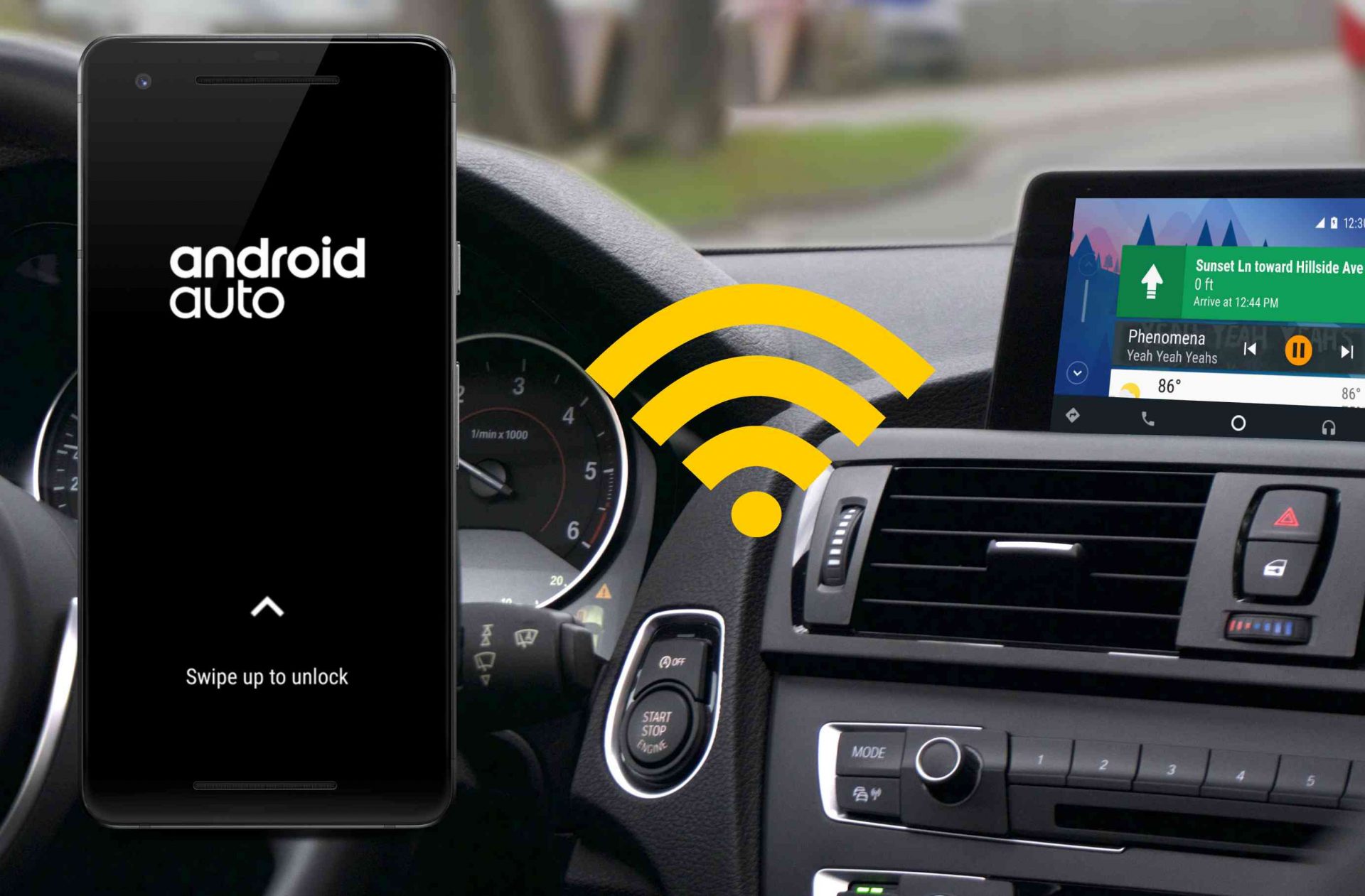 android auto tempestade, O Android Auto e, Android Auto desligar-se