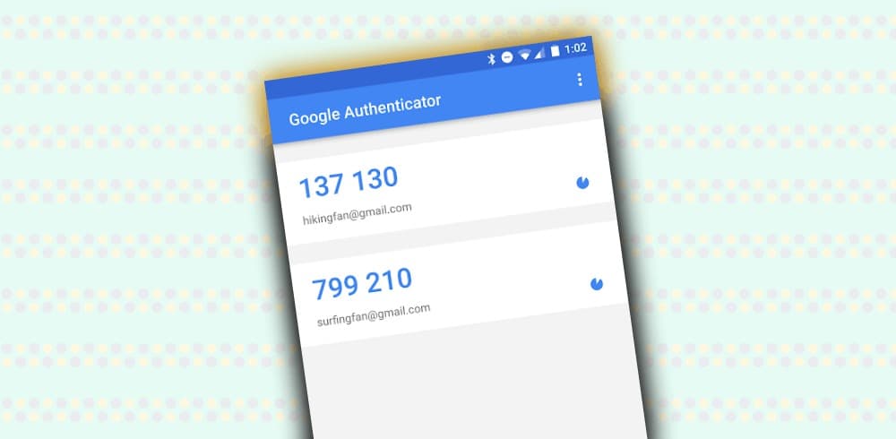 Google Authenticator: