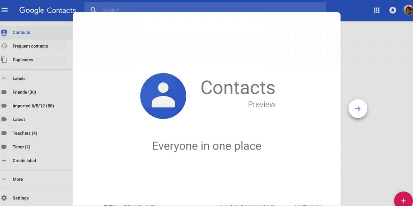 contactos do google tem novidade para não perder nada