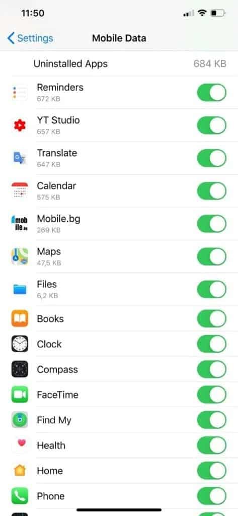 iOS 13 tem um