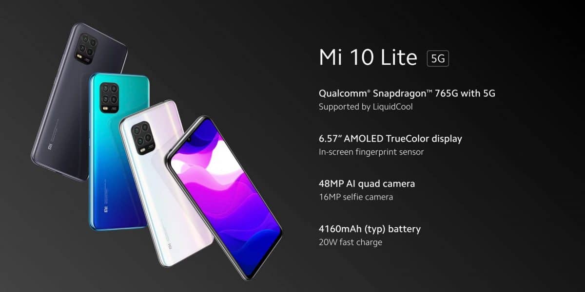Xiaomi Mi 10 Lite 5G: تصل 5G الجديدة إلى الجميع مقابل 349 يورو