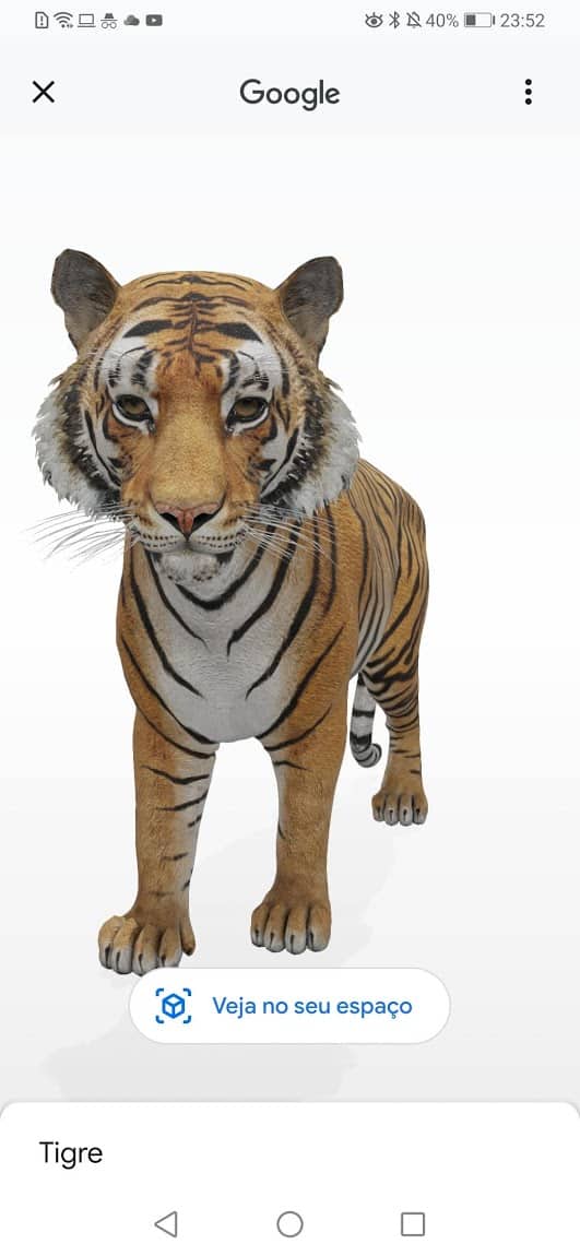 Como ver animais em 3D no Google 