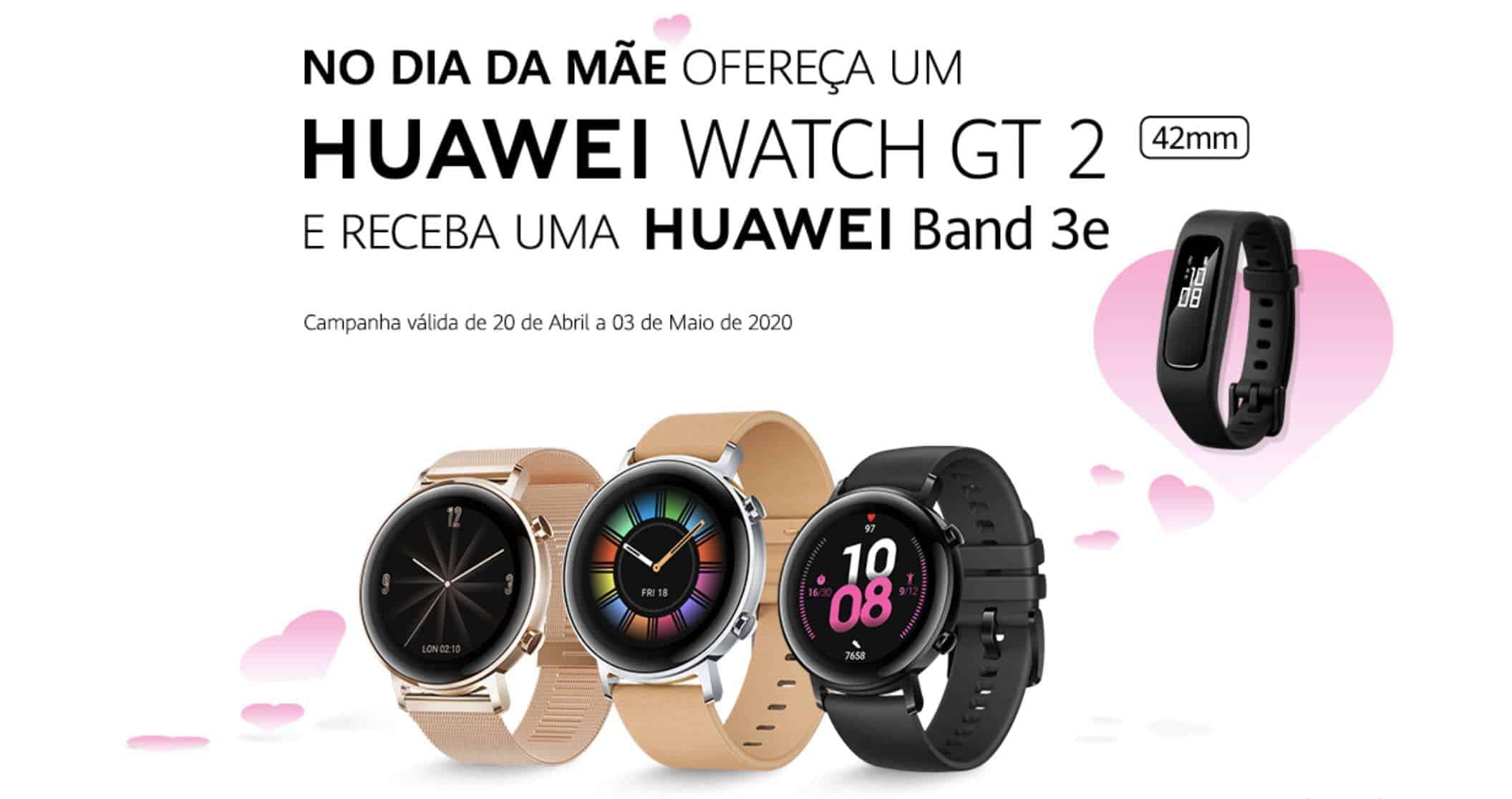 (عيد الأم) تقدم Huawei Band 3e عند شراء Watch GT 2