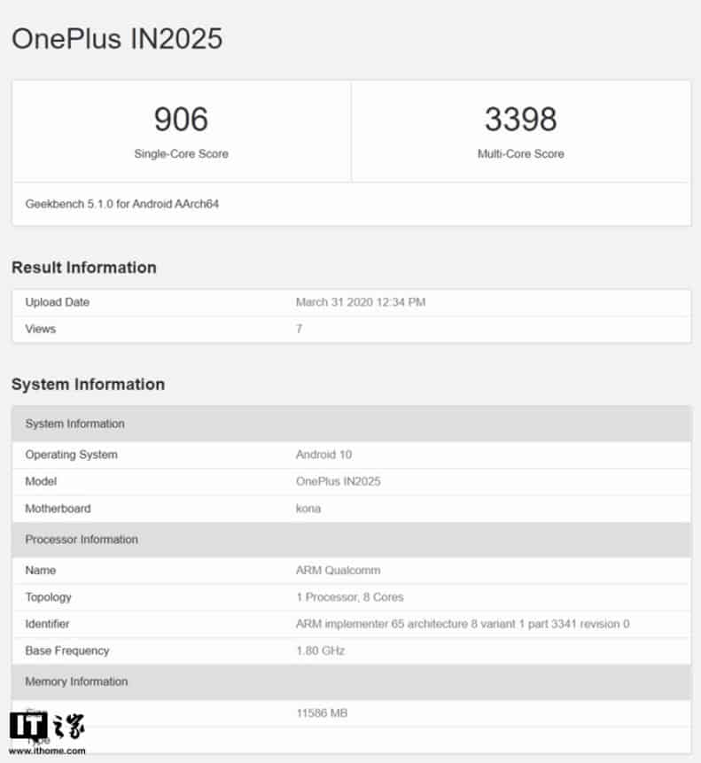 OnePlus 8 Pro com 12GB