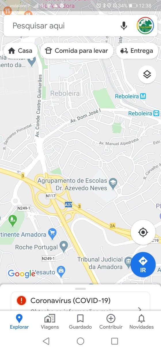 escolher entre o Waze ou Google Maps