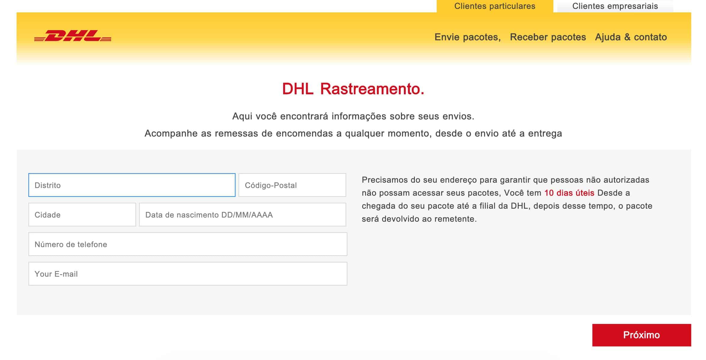 DHL esquema