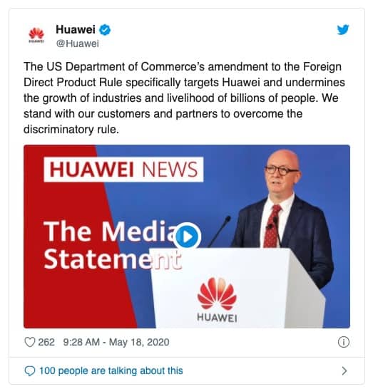 Huawei ataque