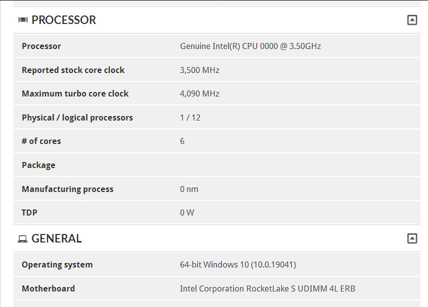 intel, rocket lake