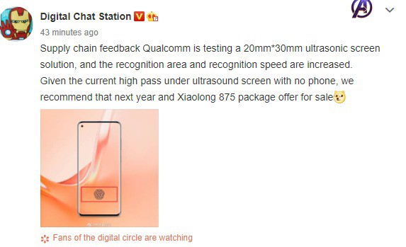 Qualcomm impressões digitais