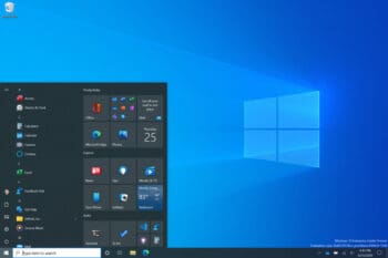 Windows 10, menu iniciar