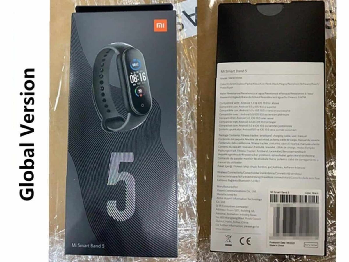 Xiaomi Mi Band 5 Europa