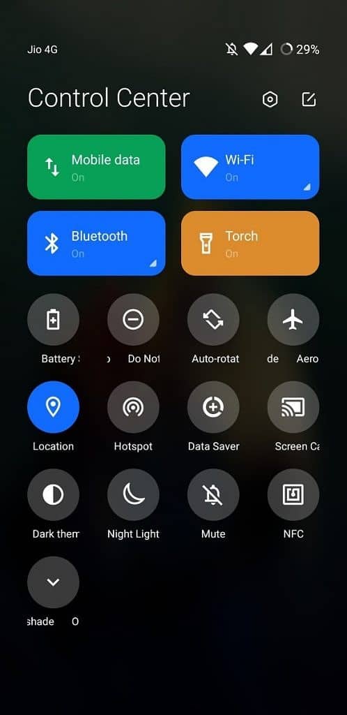 Mi Control Center