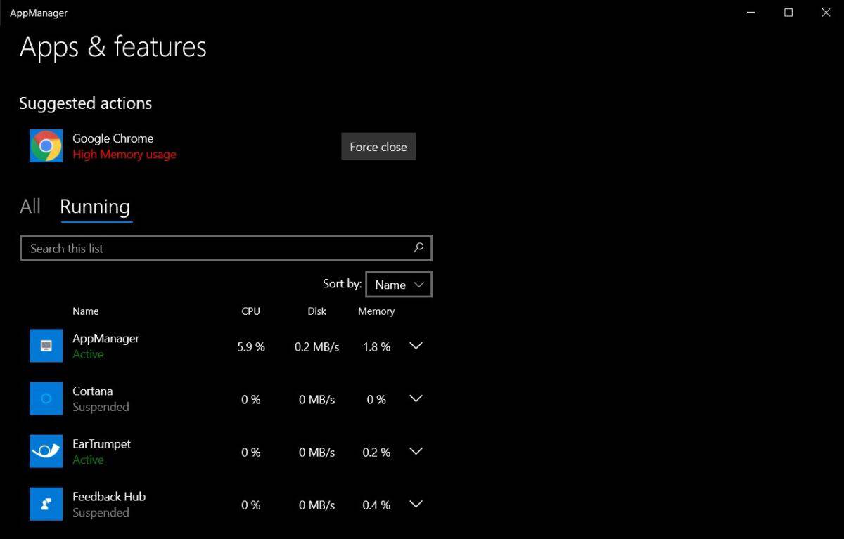 Windows 10 gestor tarefas