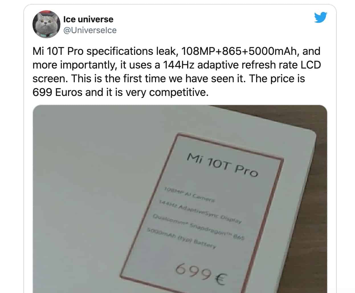 Xiaomi Mi 10T