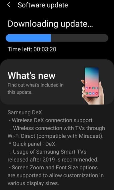 One UI 2.5 S9+