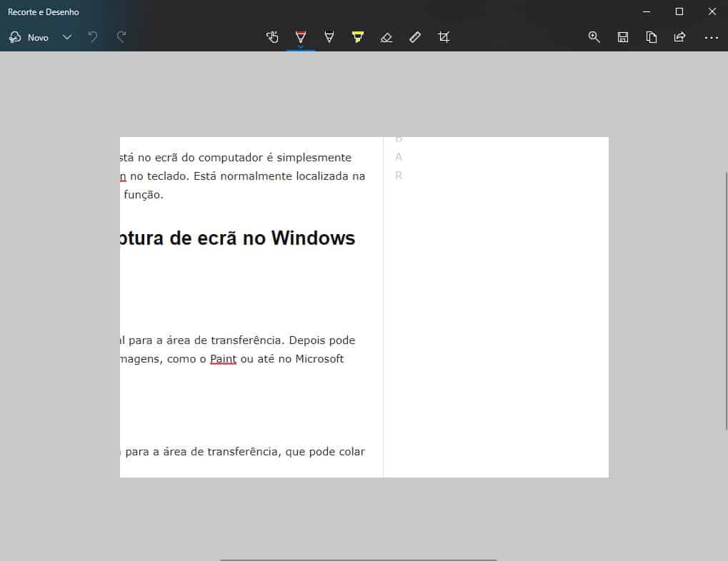 captura ecrã Windows 10