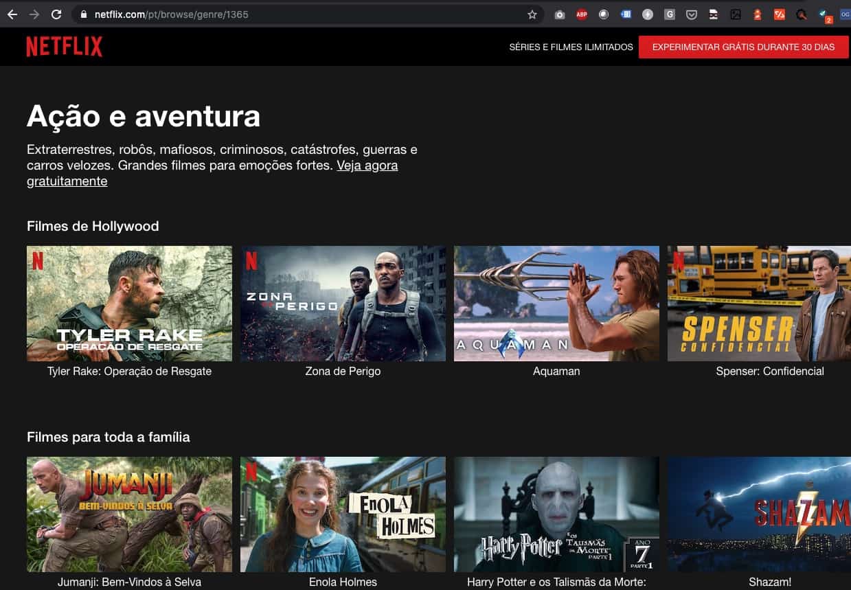 Codigo adulto netflix