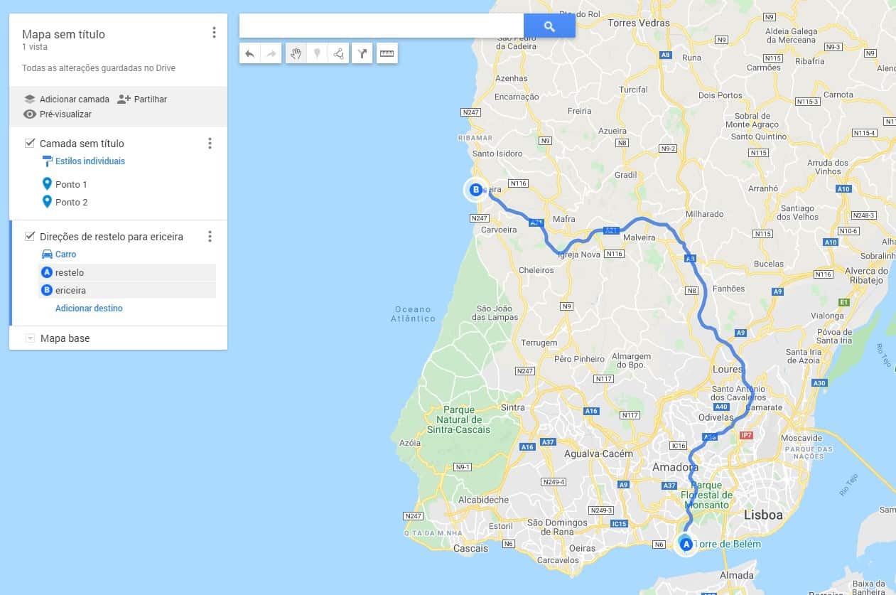 Google Maps desconfinamento