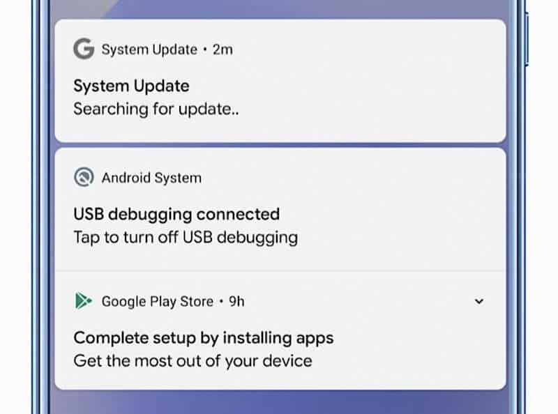 update android sistema