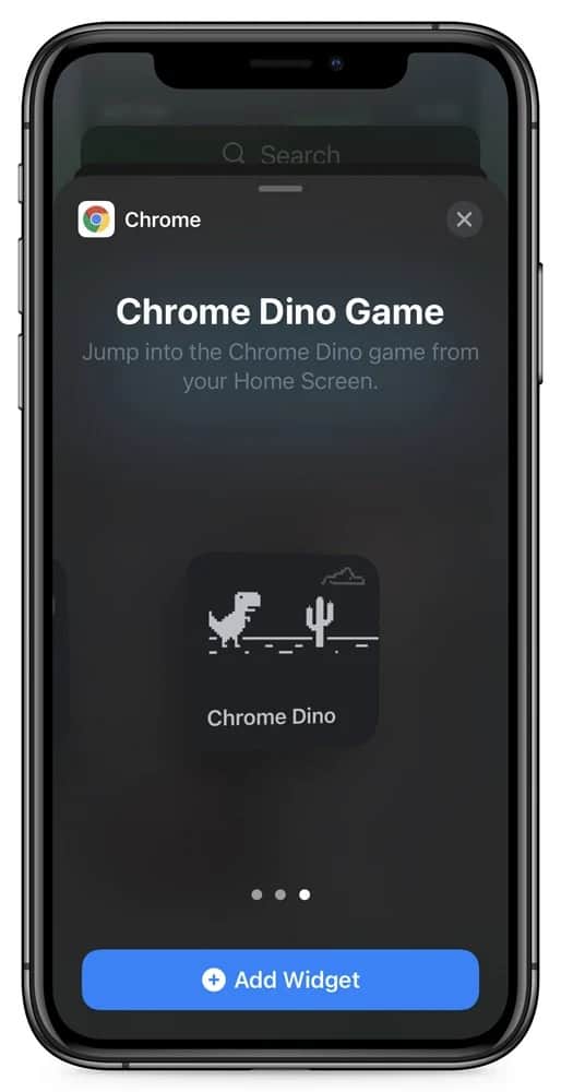 Joguinho do dinossauro do Chrome vai ganhar widget para Android