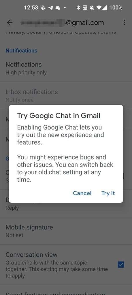 Gmail para Android novidade