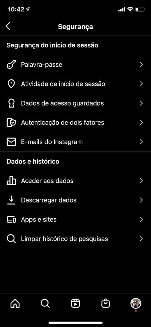 Instagram entrar conta