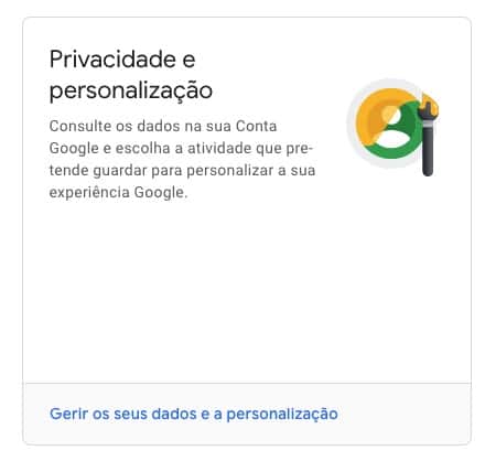 Google dados