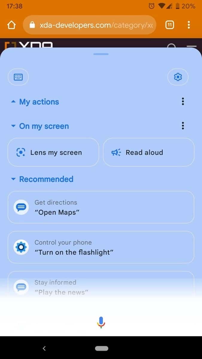 Google Assistant simples