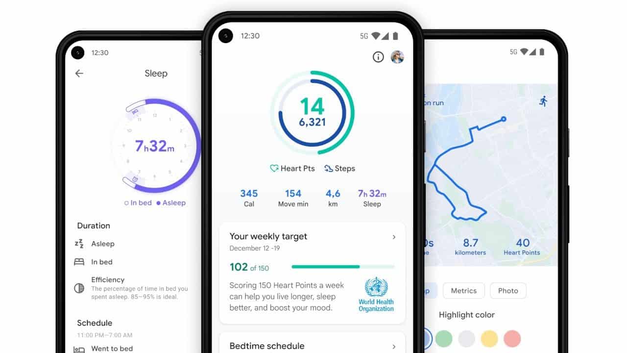 Google Fit calorias