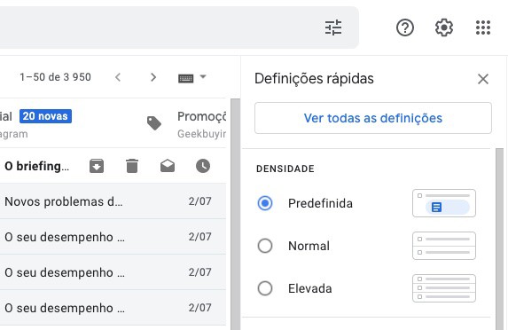 gmail encaminhar