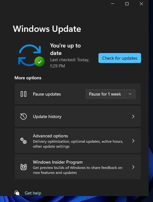 Windows 11 updates