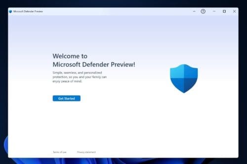 Windows 11 novo defender