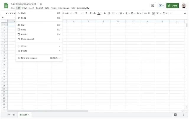 Google Sheets intuitivo