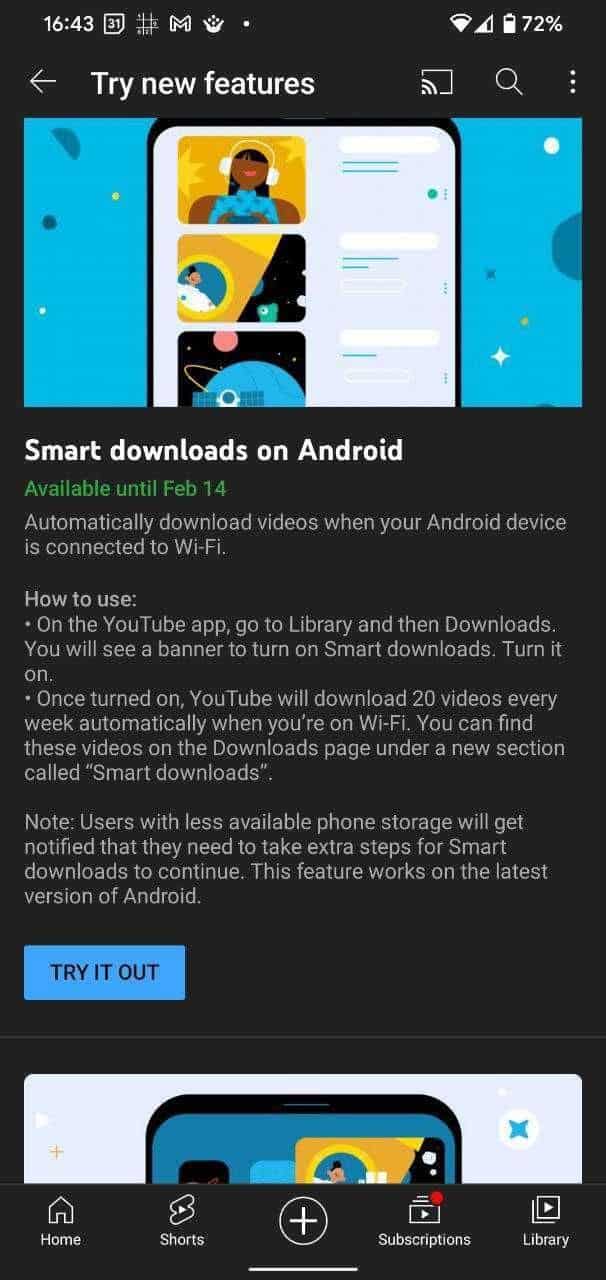 YouTube downloads