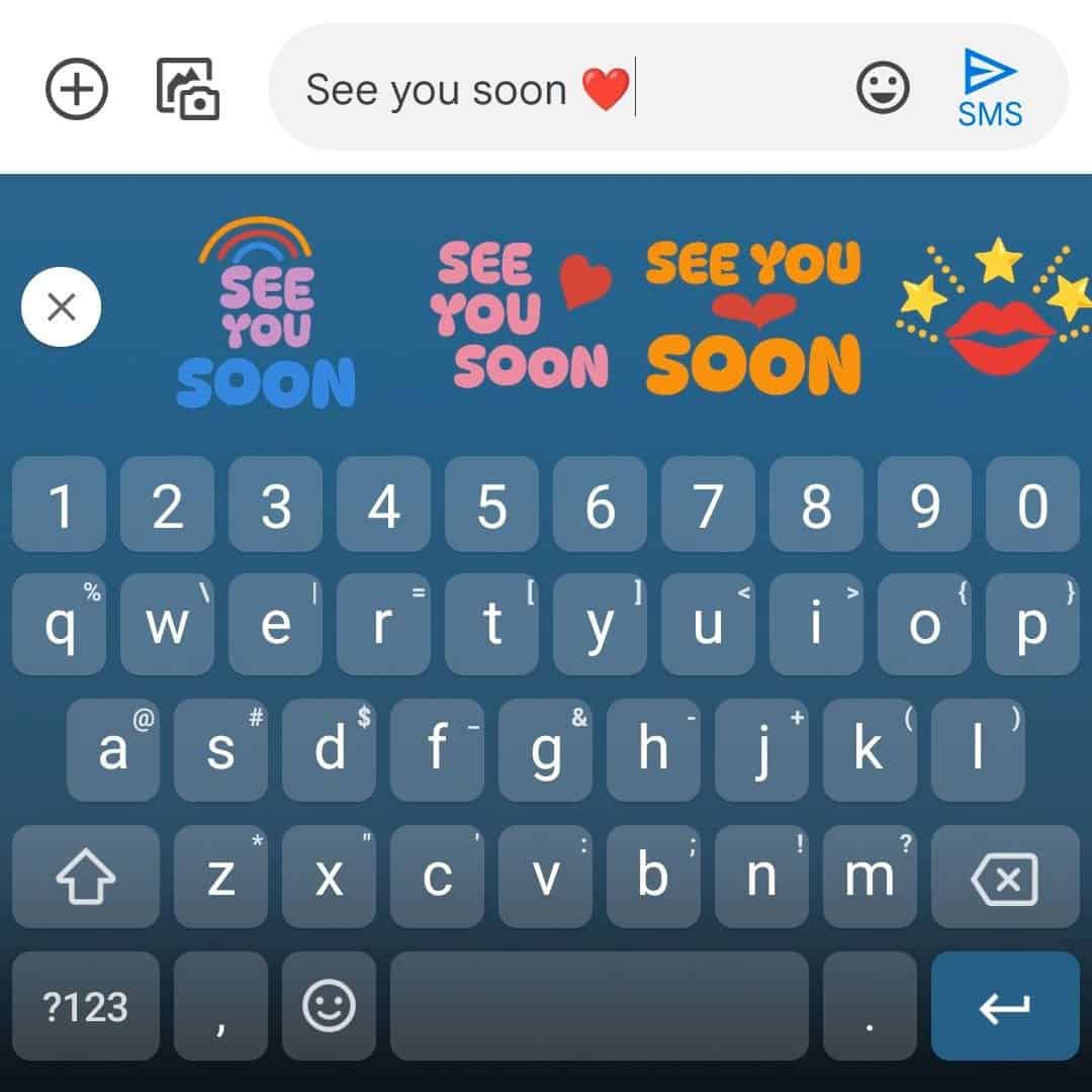 Gboard stickers automáticos