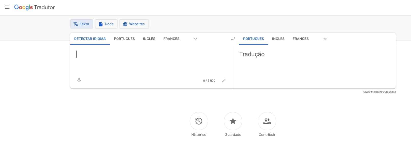 Como usar o Google Tradutor de português para inglês britânico