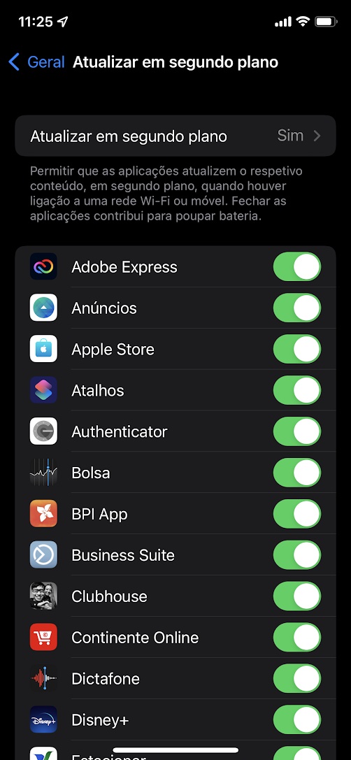 fechar apps no iPhone