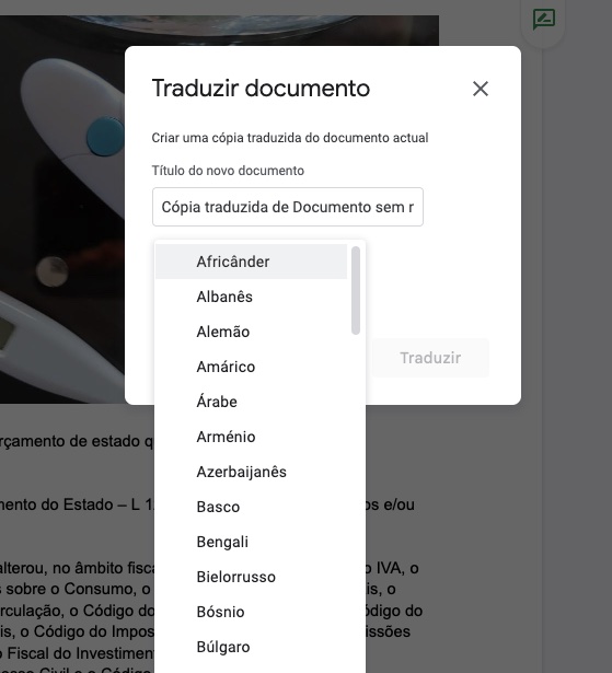 Google Docs segredos