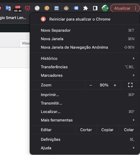 Chrome funções