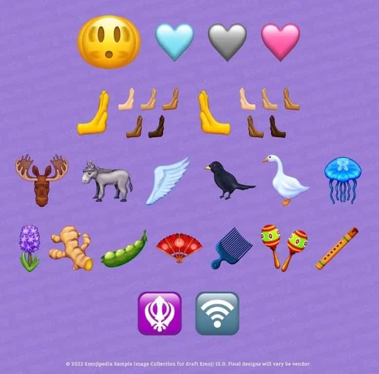 os novos emojis