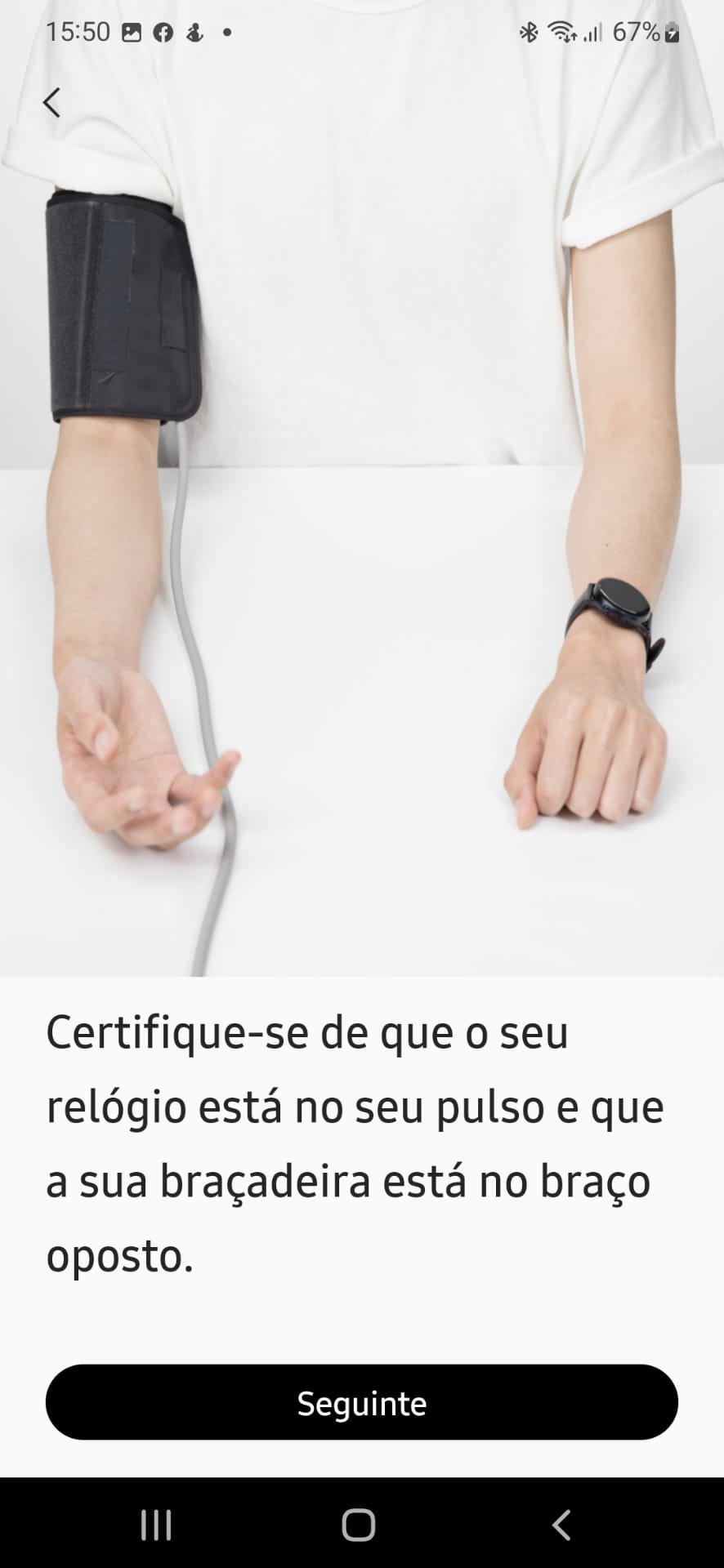 Galaxy Watch tensão arterial