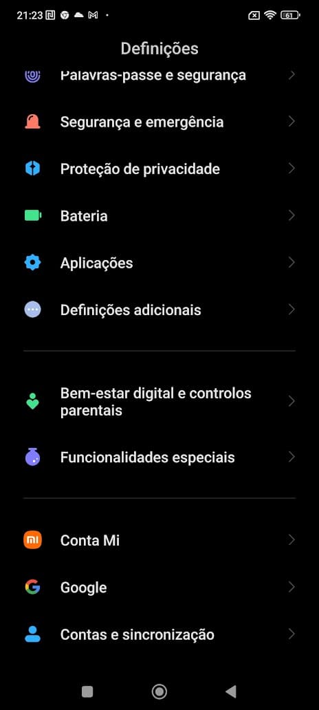 Xiaomi apps mais utilizadas